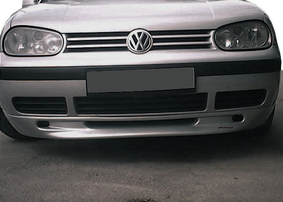 Front lower lip spoiler (primed) for Volkswagen Golf 4 1997-2006 - image 1