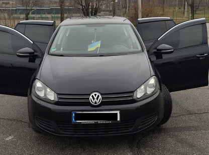 Window Deflectors with Chrome Trim (4 pcs, Sunplex Chrome) for Volkswagen Golf 5 2003-2009 - image 3