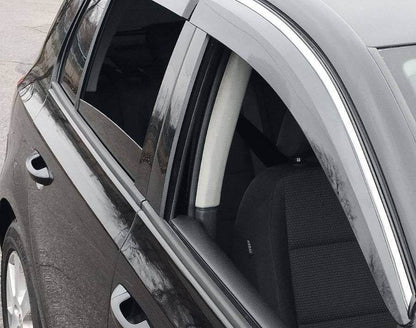 Windshields with chrome HB (4 pcs, Sunplex Chrome) for Volkswagen Golf 6 - Reelken Auto