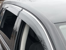 Window Deflectors with Chrome Trim (4 pcs, Sunplex Chrome) for Volkswagen Golf 5 2003-2009 - image 2