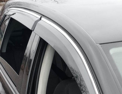 Windshields with chrome HB (4 pcs, Sunplex Chrome) for Volkswagen Golf 6 - Reelken Auto