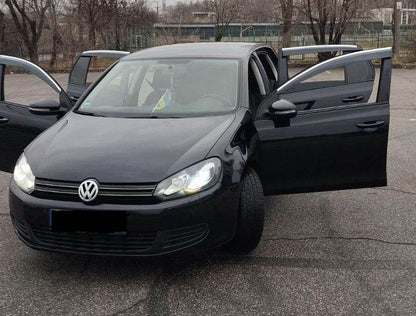 Windshields with chrome HB (4 pcs, Sunplex Chrome) for Volkswagen Golf 6 - Reelken Auto