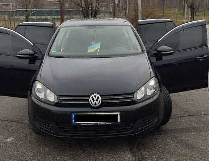 Window Deflectors with Chrome Trim (4 pcs, Sunplex Chrome) for Volkswagen Golf 5 2003-2009 - image 12