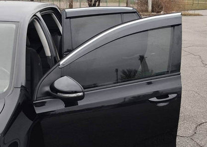 Windshields with chrome (4 pcs, Sunplex Chrome) for Volkswagen Golf 5 - Reelken Auto