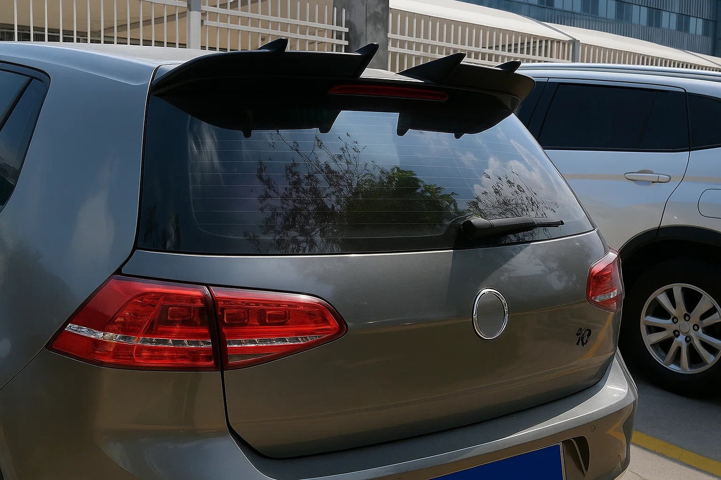 Spoiler DPT V-7 (HB, Gloss Black) for Volkswagen Golf 7/E-Golf 2012-2020 - image 2