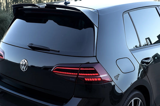 Spoiler DPT V-2 (HB, Gloss Black) for Volkswagen Golf 7/E-Golf 2012-2020 - image 1