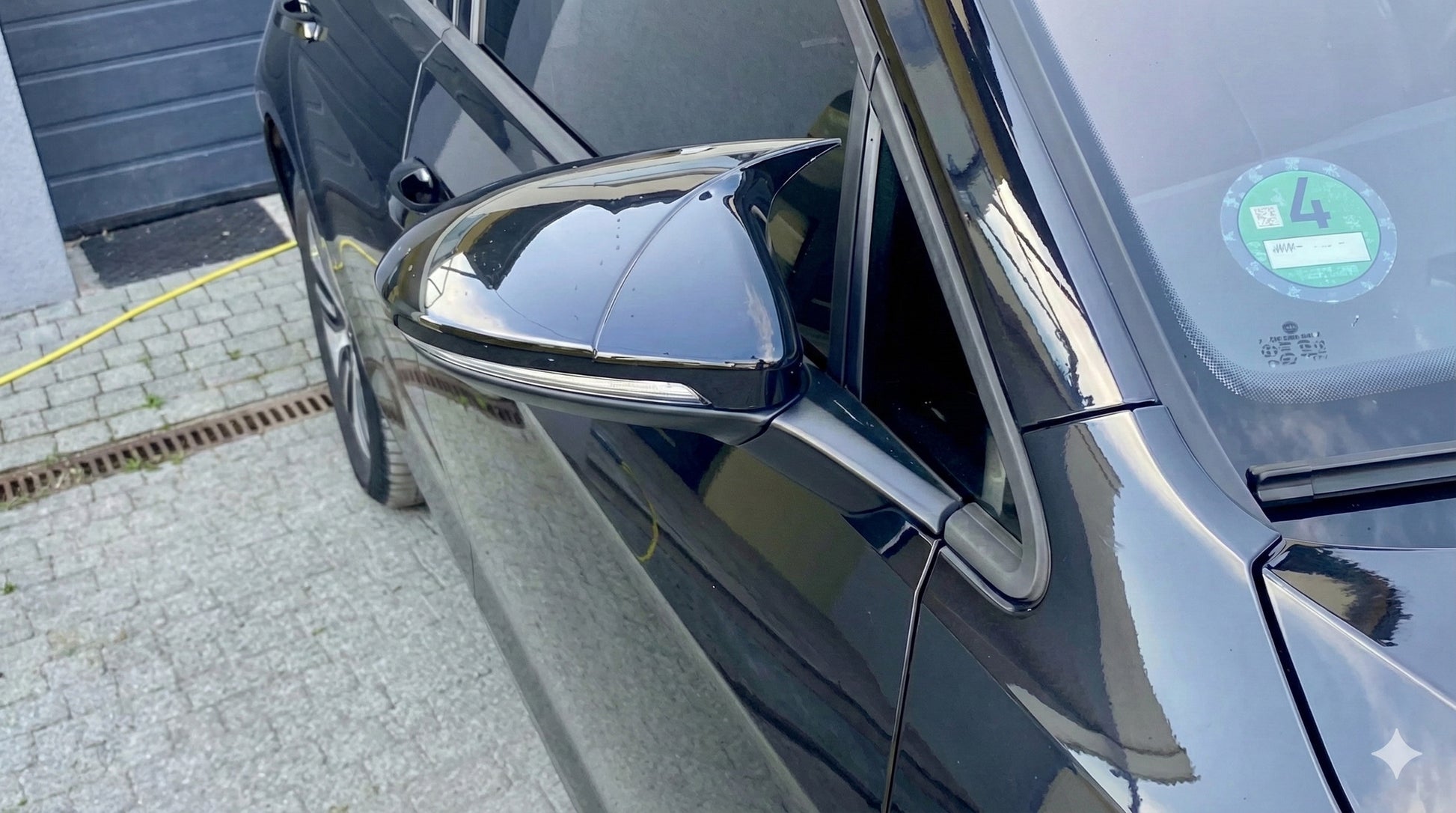 Mirror Covers RLine-Look (2 pcs) for Volkswagen Golf 7/E-Golf 2012-2020 - image 1