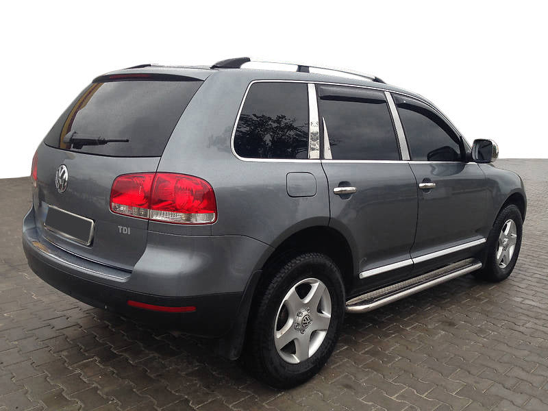 Chrome Roof Rails (Plastic Feet) for Volkswagen Touareg 2002-2010 - image 1