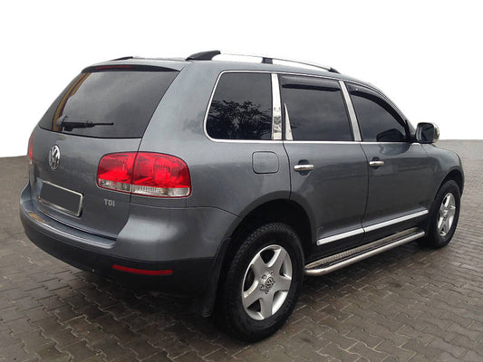 Railings Chrome (Plastic legs) for Volkswagen Touareg 2002-2010 - image 1