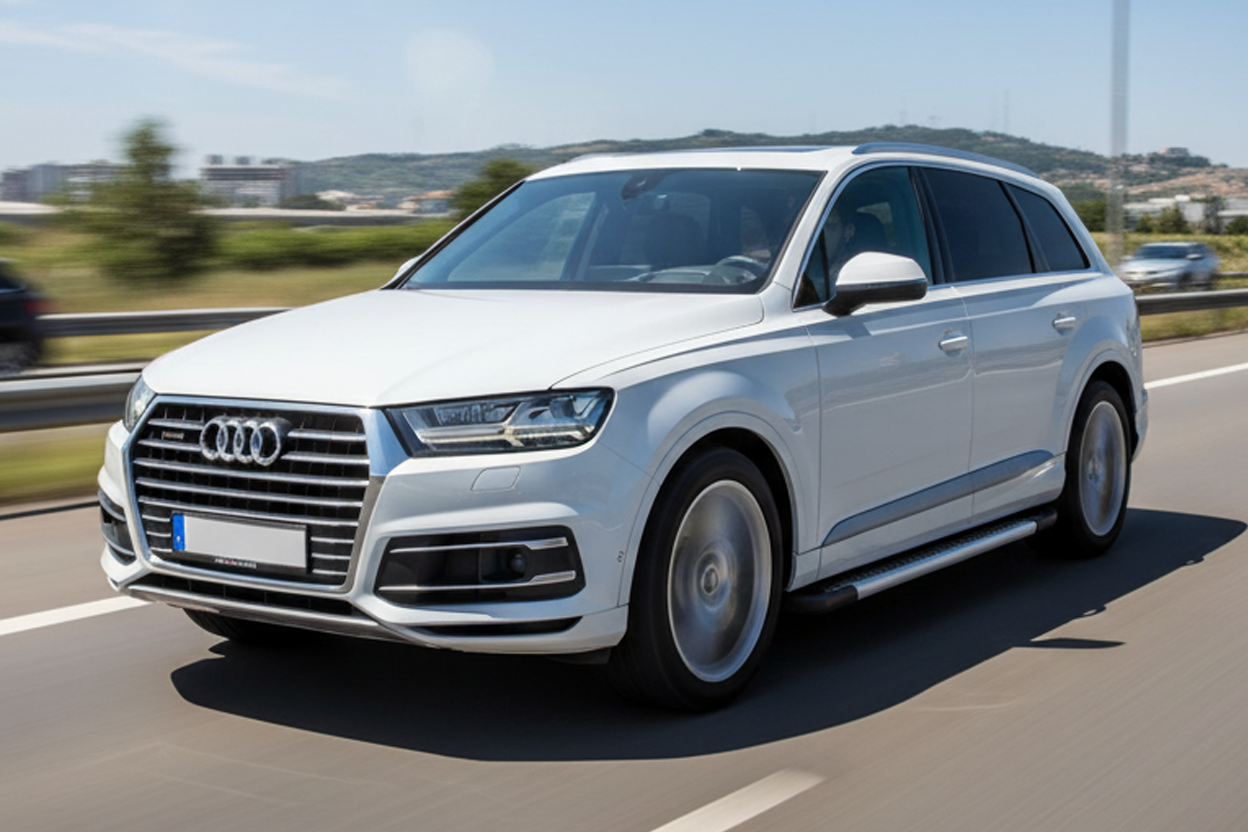 Side Steps New Vision Grey (2 pcs, Aluminum) for Audi Q7 2015–2026 - image 1