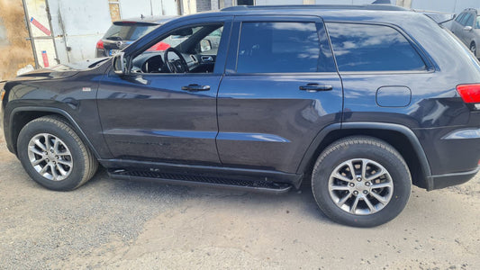 Side Steps Allmond Black (2 pcs, Aluminum) for Jeep Grand Cherokee WK2 2010-2021 - image 1