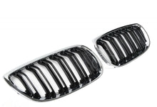 M-Look Kidney Grilles (for 2005-2009, Gloss Black with Chrome Trim) for BMW 3 Series E92/E93 2006–2013 - image 2