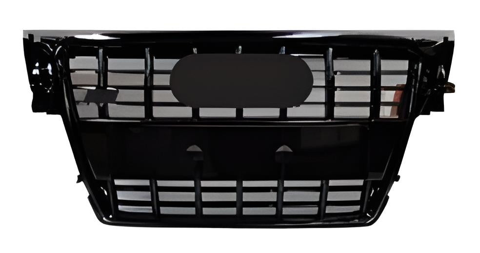 RS-style front grille (2007-2011, black) for Audi A4 B8 2007-2015 - image 1