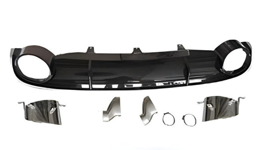 Rear diffuser with RS-Style nozzles (2010-2014) for Audi A7 2010-2018 - image 2