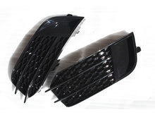 RS-Style fog light grilles (2010-2014, 2 pcs, Black) for Audi A1 2010-2018 - image 1