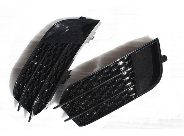 Fog Light Grilles RS-Style (2010-2014, 2 pcs, Black) for Audi A1 2010-2018 - image 1