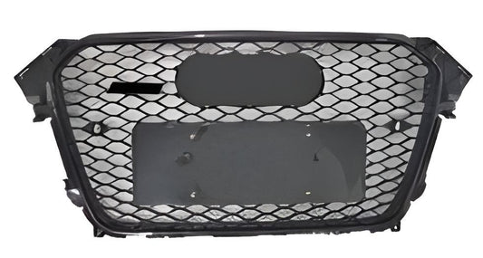 RS-style front grille (2012-2015, black) for Audi A4 B8 2007-2015 - image 1