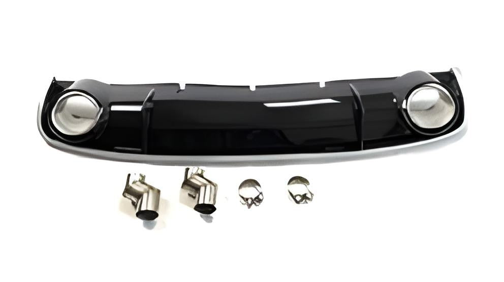Rear Diffuser with Exhaust Tips RS-Style (2012-2015) for Audi A4 B8 2007-2015 - image 1