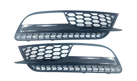 RS-Style fog light grilles (2011-2015, 2 pcs, Black) for Audi A5 2007-2015 - image 1