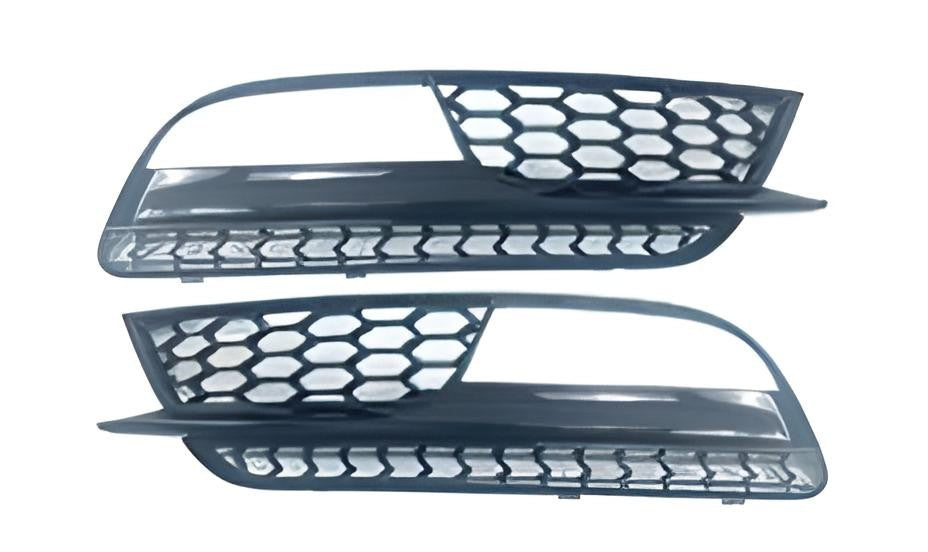 Fog Light Grilles RS-Style (2011-2015, 2 pcs, Black) for Audi A5 2007-2015 - image 1