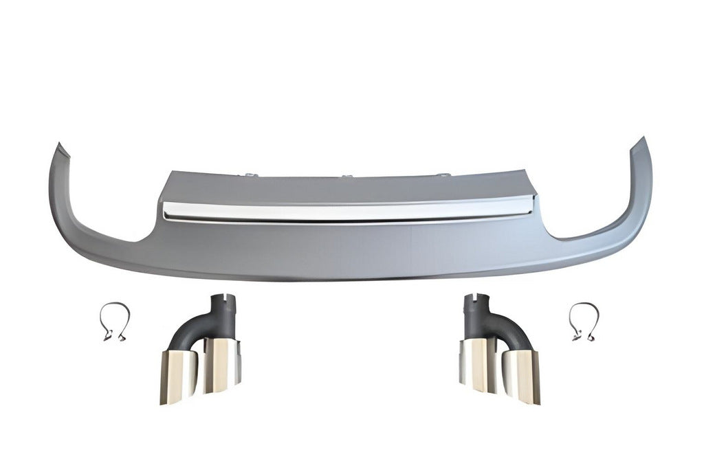 Rear diffuser with S-Style nozzles (2020-2022, 4-door) for Audi A5 2007-2015 - image 1
