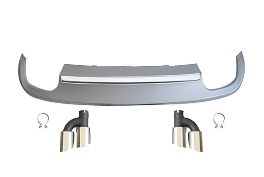Rear diffuser with S-Style nozzles (2020-2022, 4-door) for Audi A5 2007-2015 - image 1