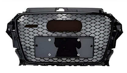RS-style front grille (2012-2016, black) for Audi A3 2012-2020 - image 7