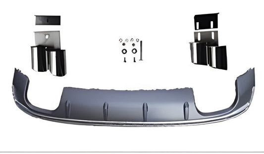 Rear diffuser (for S/S-Line, HB, 2012-2020) for Audi A3 2012-2020 - image 1