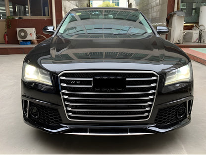 Front Bumper W12 RS-Style (2014-2018) for Audi A8 2010-2018 - image 2