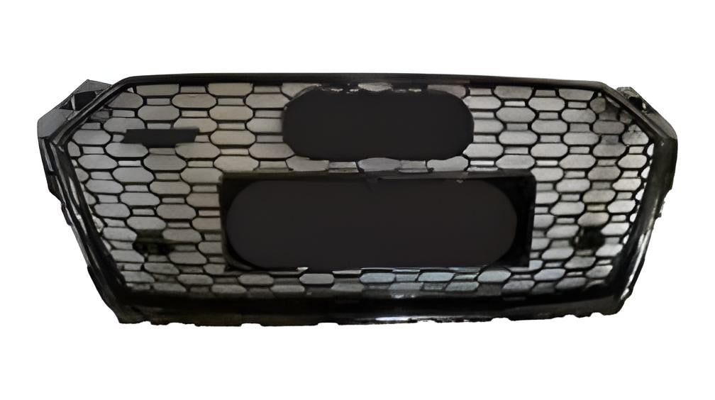 RS-style front grille (2016-2019, black) for Audi A5 2016-2025 - image 1