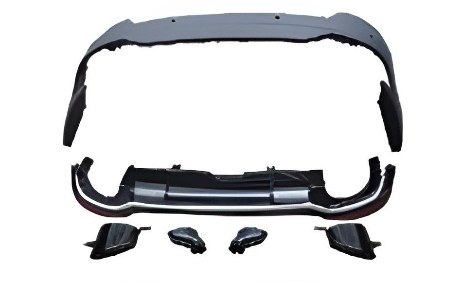 Rear bumper assembly RS-Style (2016-2019) for Audi A5 2016-2025 - image 1