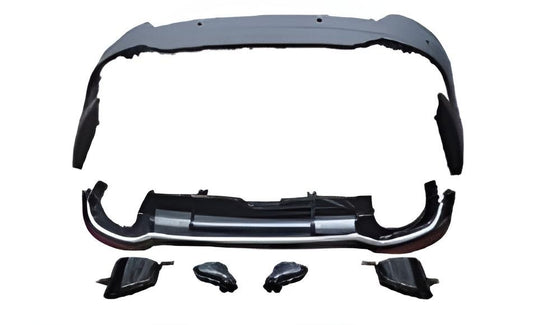 Rear bumper assembly RS-Style (2016-2019) for Audi A5 2016-2025 - image 1