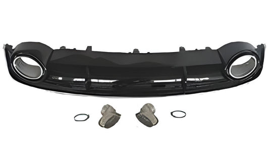 Rear diffuser with RS-Style nozzles (2015-2018) for Audi A7 2010-2018 - image 1