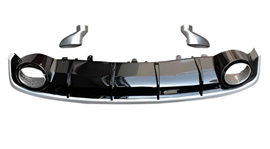 Rear diffuser with RS-Style nozzles (2015-2018, Sport) for Audi A7 2010-2018 - image 1