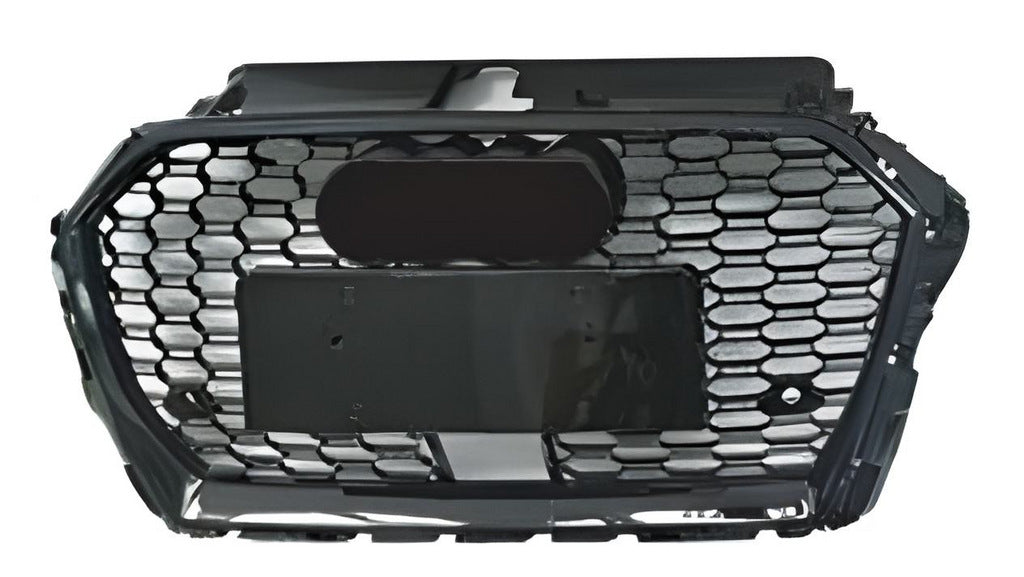 RS-style front grille (2016-2020, black-gray) for Audi A3 2012-2020 - image 1