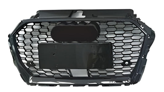 RS-style front grille (2016-2020, black-gray) for Audi A3 2012-2020 - image 1