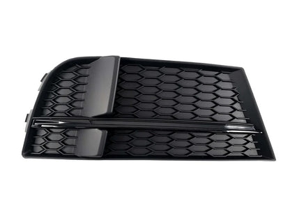 Fog light grilles S-Style V-1 (2016-2020, 2 pcs, Black) for Audi A3 2012-2020 - image 3