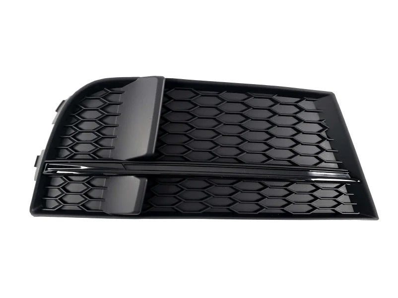 Fog Light Grilles S-Style V-1 (2016-2020, 2 pcs, Black) for Audi A3 2012-2020 - image 3