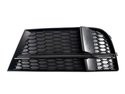 Fog Light Grilles S-Style V-1 (2016-2020, 2 pcs, Black) for Audi A3 2012-2020 - image 2