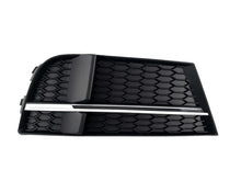 Fog Light Grilles S-Style V-2 (2016-2020, 2 pcs, Black) for Audi A3 2012-2020 - image 2