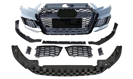 Front Bumper RS-Style V-1 (HB/SD, 2016-2020) for Audi A3 2012-2020 - image 1