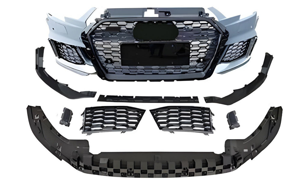 Front Bumper RS-Style V-1 (HB/SD, 2016-2020) for Audi A3 2012-2020 - image 1