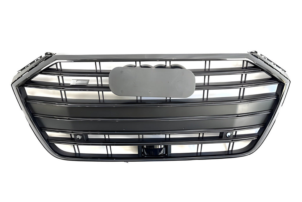 S-Style Front Grille (2018-2021, Black) for Audi A8 2018- - image 1