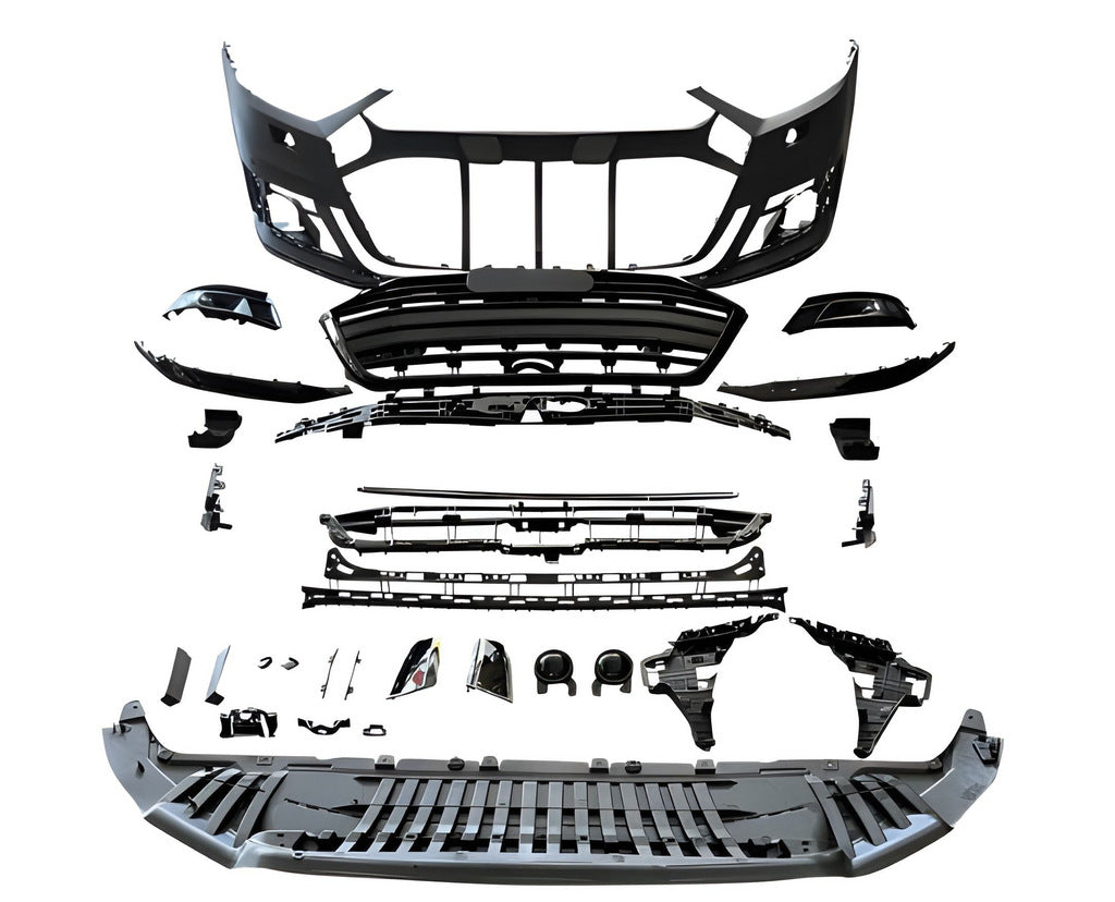 Front bumper dorestyle (S7) for Audi A8 2018- - image 3