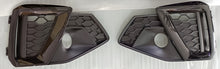 S-Style fog light grilles (Sport, 2020-2022, 2 pcs, Black) for Audi A4 B9 2015-2024 - image 1