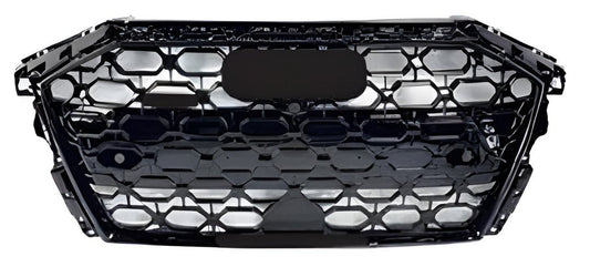 RS-style front grille (black) for Audi A3 2020 - image 1