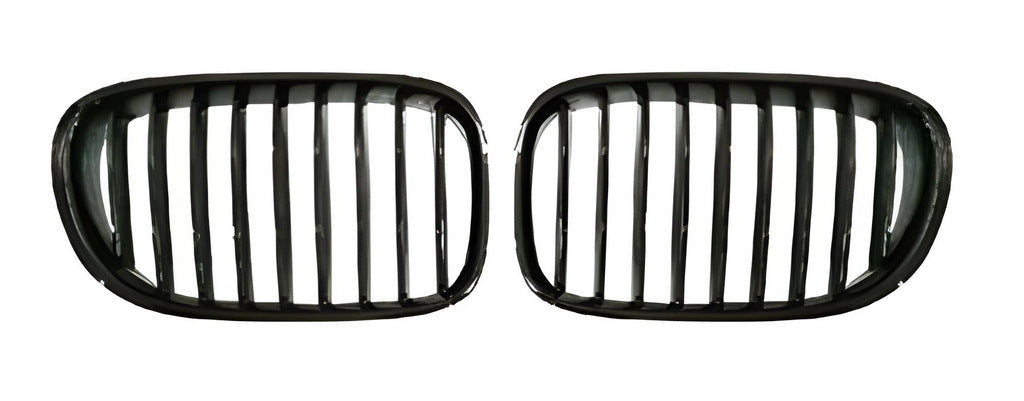 Kidney Grille 1 Bar (Gloss Black) for BMW 7 Series F01/F02 2008-2015 - image 2