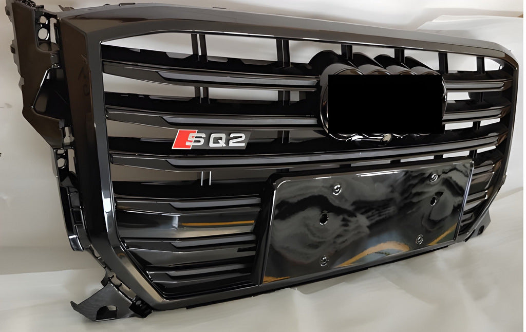 Front Grille SQ-Style V2 (2016-2024, Black) for Audi Q2 2016- - image 1