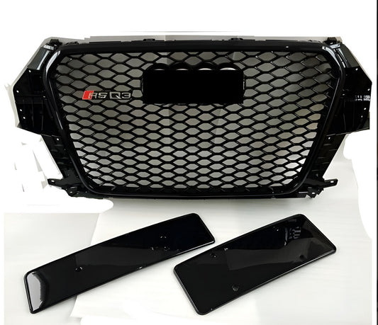 RSQ-Style Front Grille (2011-2015, Black) for Audi Q3 2011-2019 - image 2
