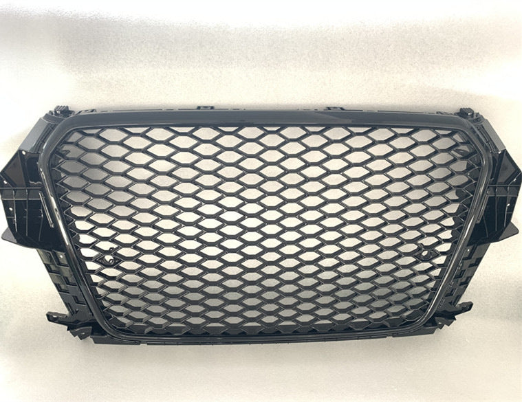 RSQ-Style front grille without logo (2011-2015, black) for Audi Q3 2011-2019 - image 1